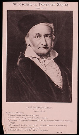 Gauss Karl Friederich