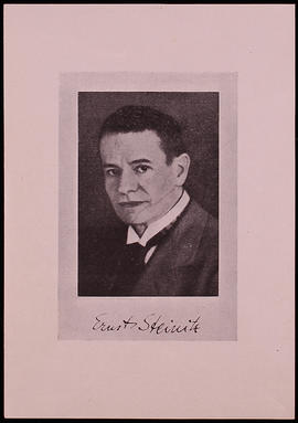 Steinitz Ernst, ritratto